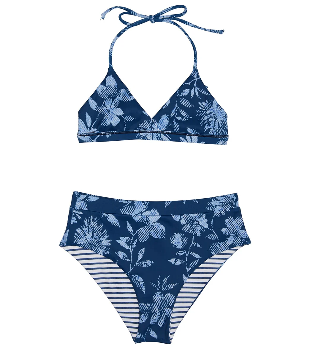 Splendid Girls' Double Dutch Reversible Wrap Two Piece Bikini Set (Big Kid) - Image 7