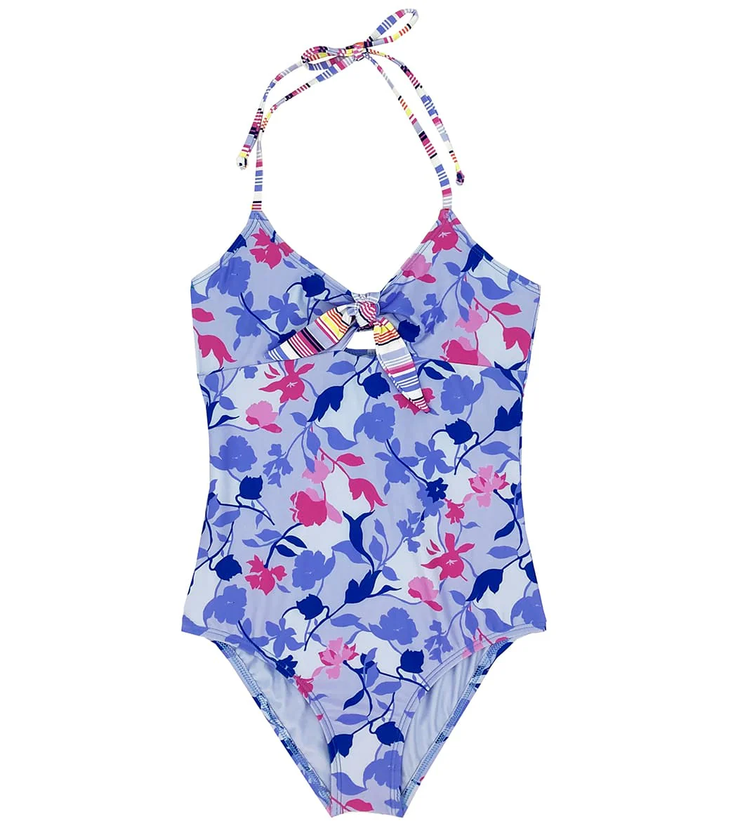 Splendid Girls' Floral Flurry One Piece Swimsuit (Big Kid) - Image 5