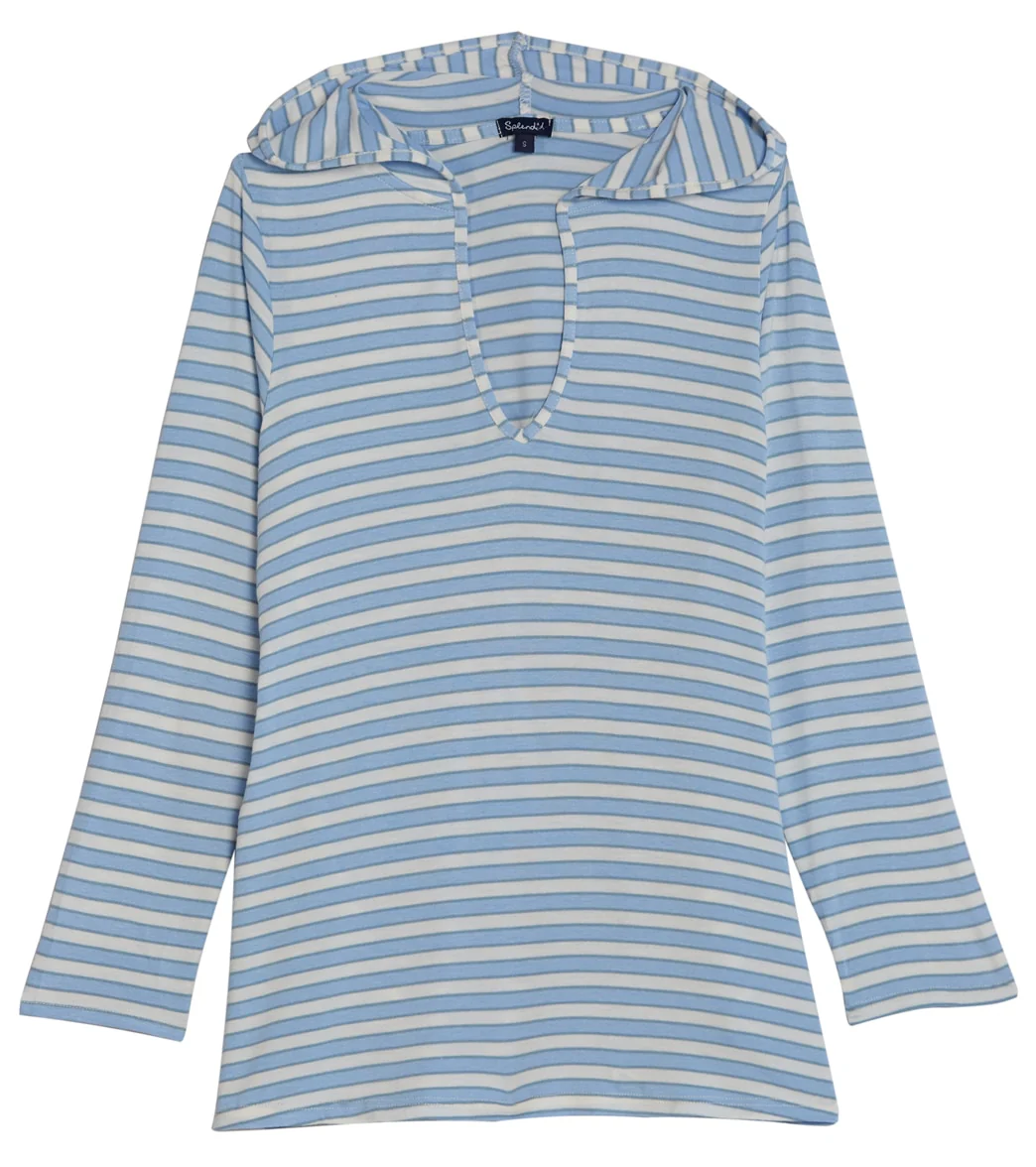 Splendid Girls Girls' Parallels Hoodie Tunic Cover Up (Big Kid) - Image 5