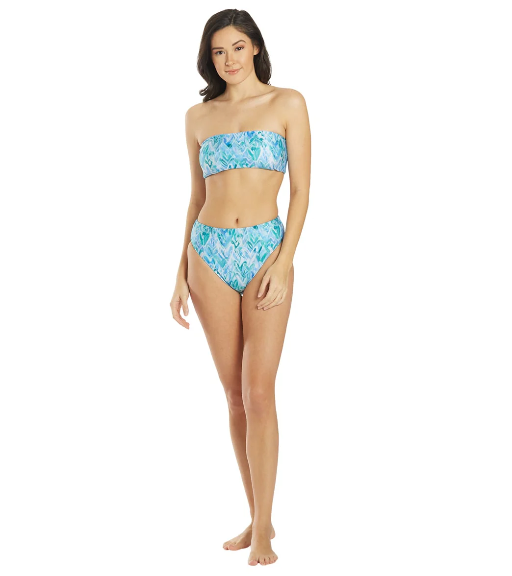 Splendid Women's Graffiti Reversible High Waist Bikini Bottom - Image 4