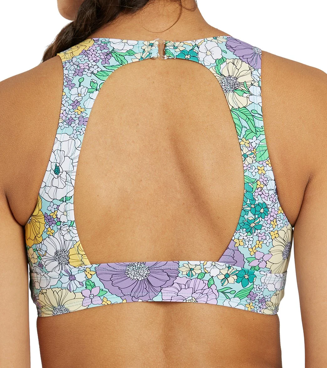 Sporti Active Bondi Floral High Neck Crop Bikini Top - Image 8