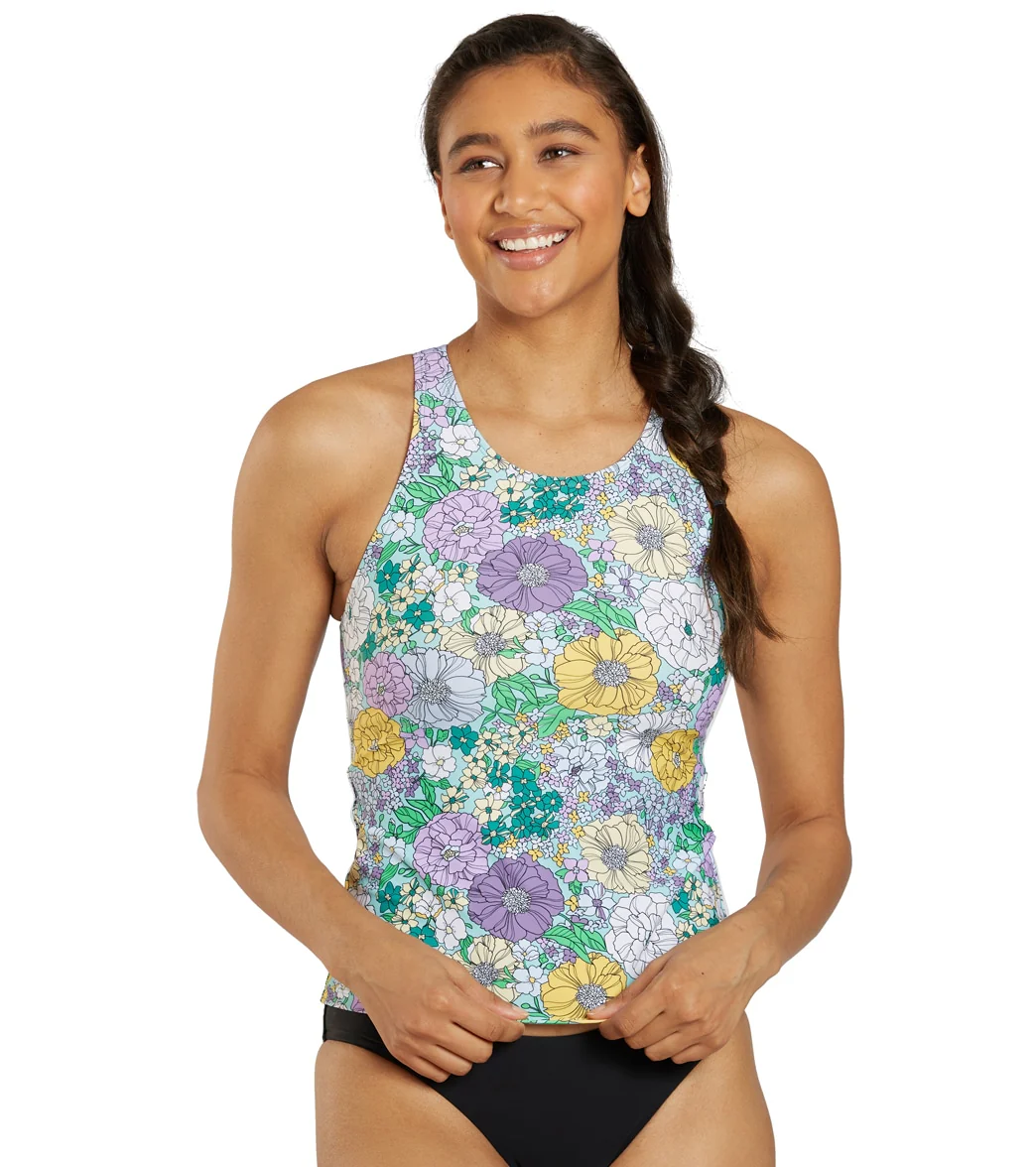 Sporti Active Bondi Floral High Neck Tankini Top - Image 10