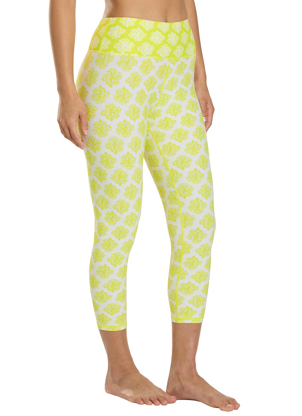 Sporti Active Coral Bloom Swim Capri Legging - Image 3