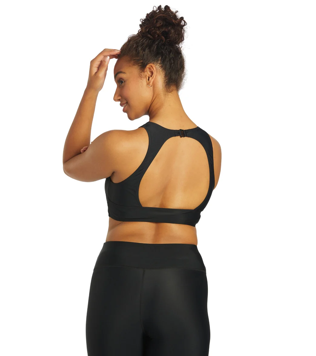 Sporti Active High Neck Crop Bikini Top - Image 4