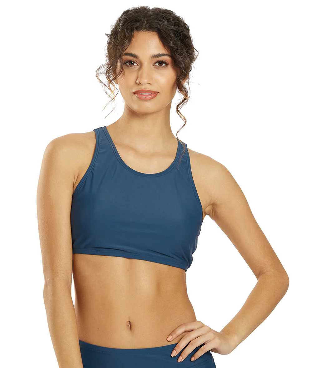 Sporti Active High Neck Crop Bikini Top - Image 54