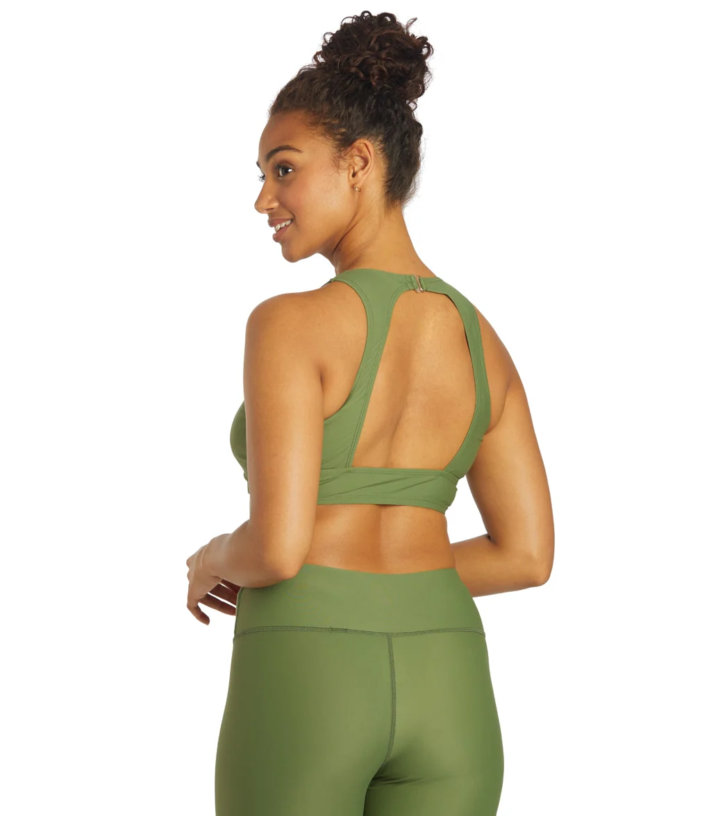 Sporti Active High Neck Crop Bikini Top - Image 76