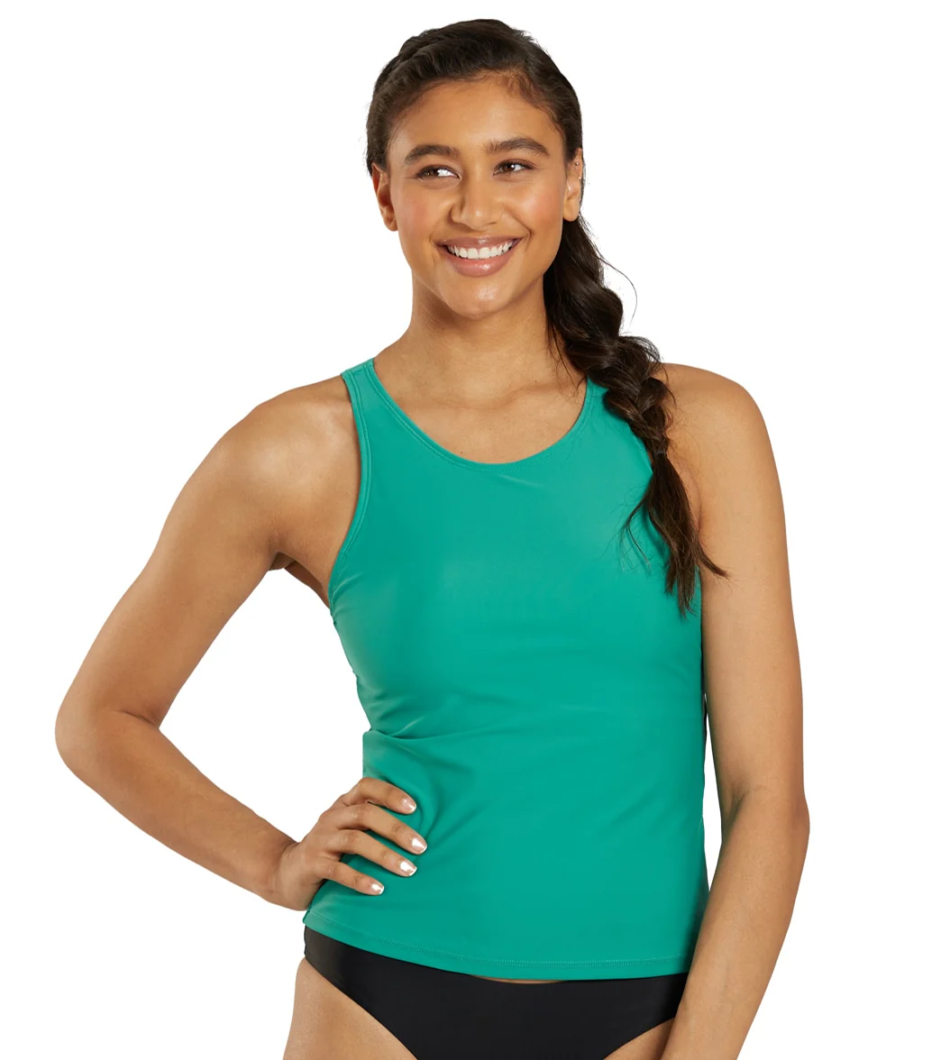 Sporti Active High Neck Tankini Top - Image 51