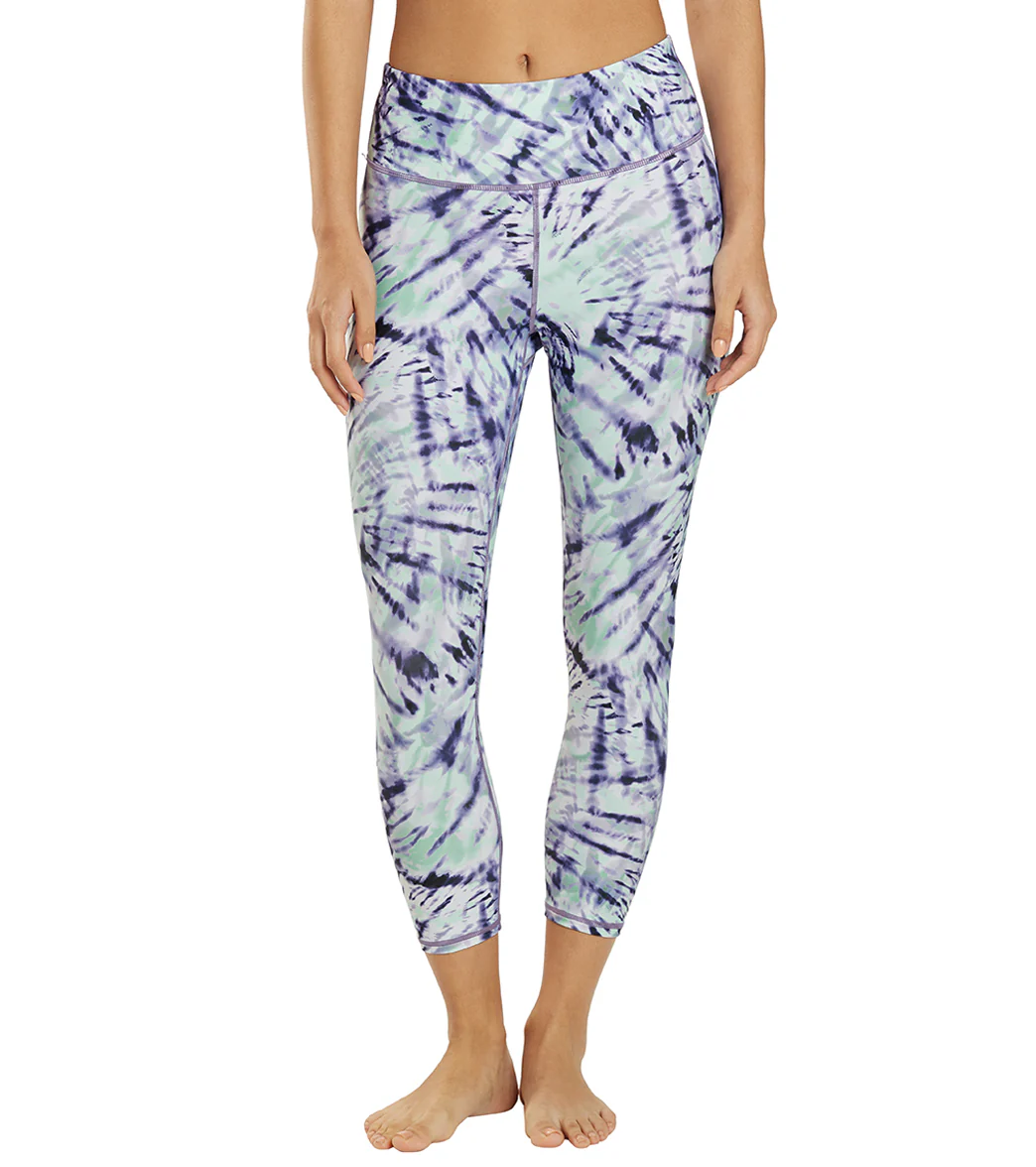 Sporti Active Moonlight Tie Dye Swim Capri Legging - Image 3
