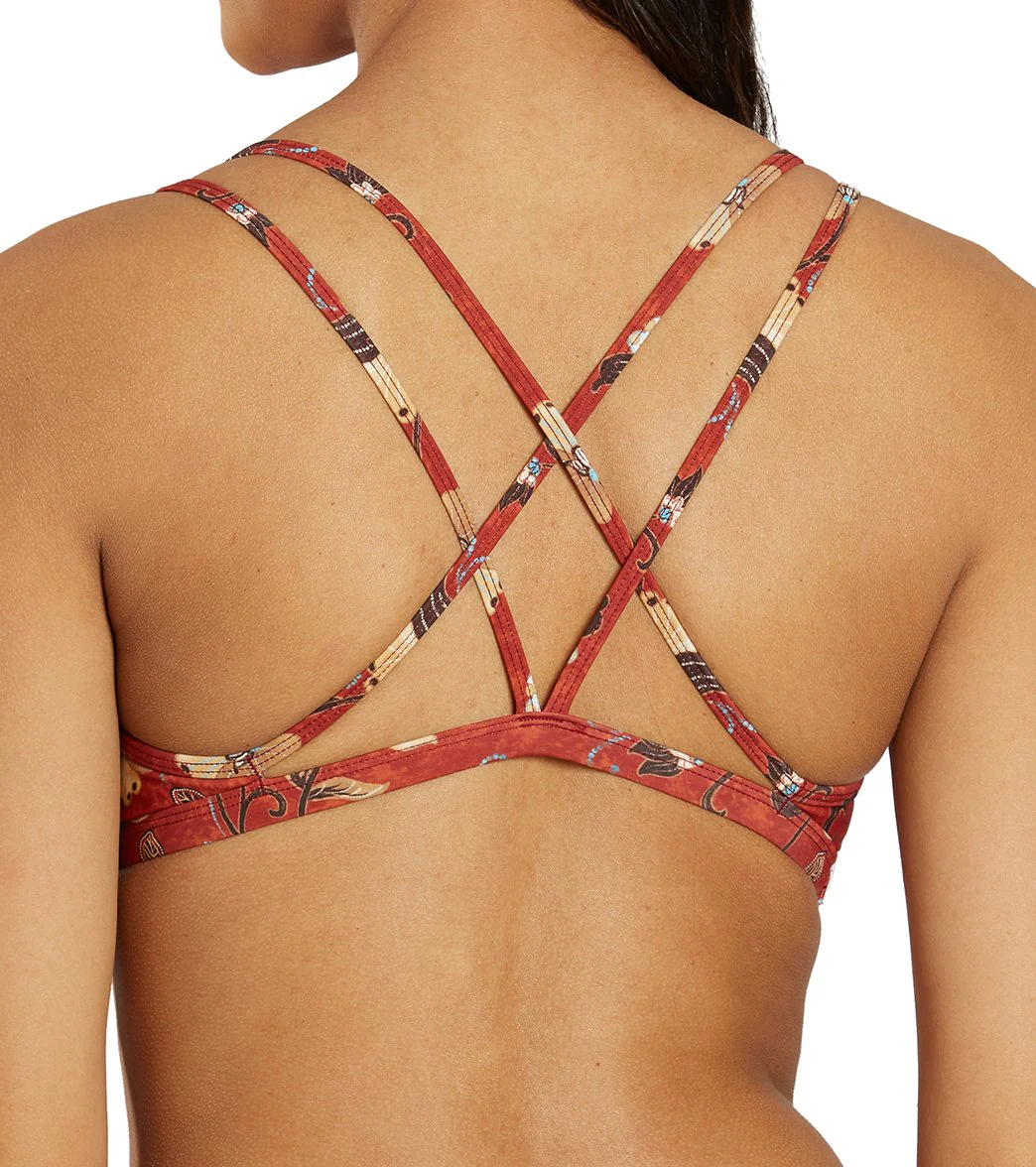 Sporti Active Vintage Bali Double Cross Workout Bikini Top - Image 8