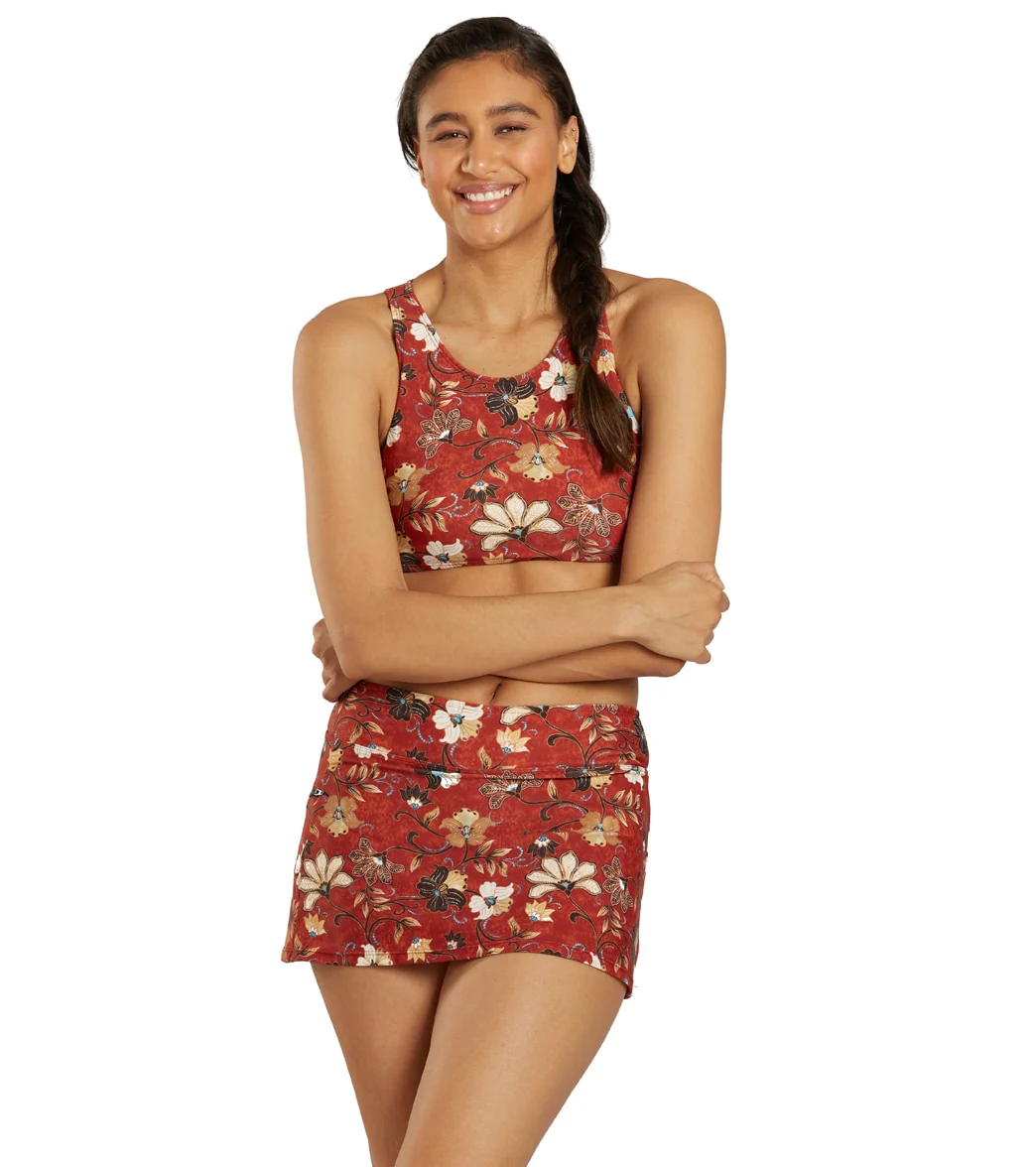 Sporti Active Vintage Bali High Neck Crop Bikini Top - Image 5
