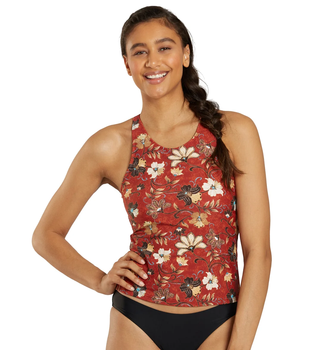 Sporti Active Vintage Bali High Neck Tankini Top - Image 12