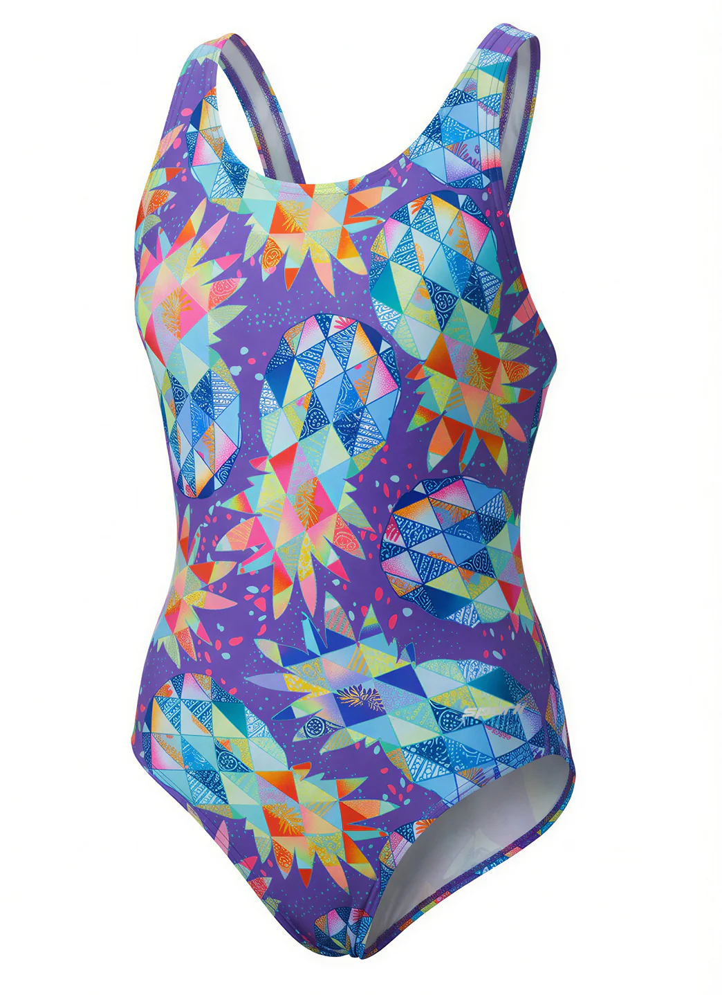 Sporti Aloha Mosaic Wide Strap One Piece Swimsuit (22-44) - Image 8