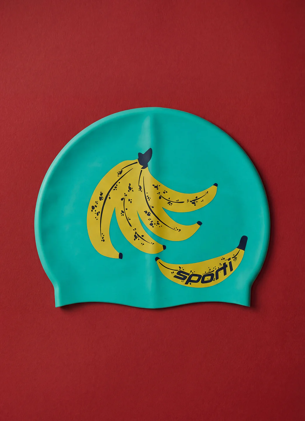 Sporti Bananas Silicone Swim Cap