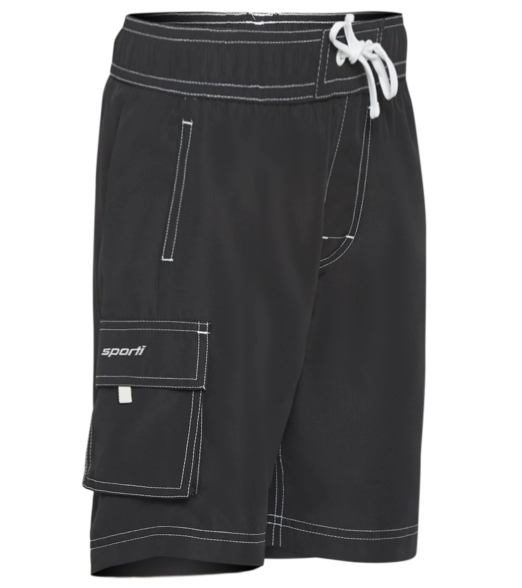 Sporti Boy's Hybrid Cargo Swim Trunk - Image 4