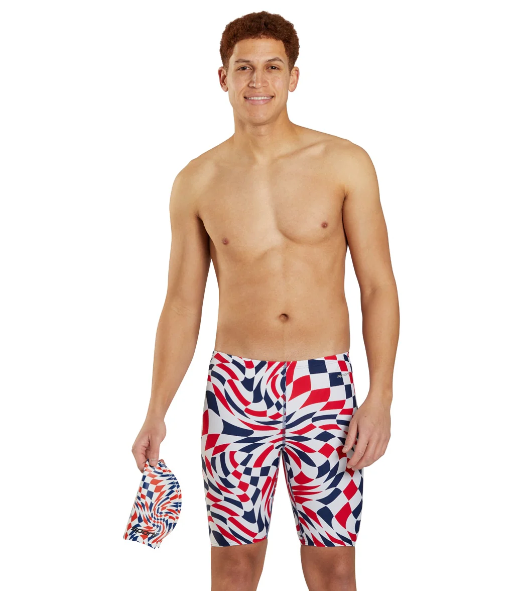 Sporti Checkmate Jammer Swimsuit (22-40) - Image 51