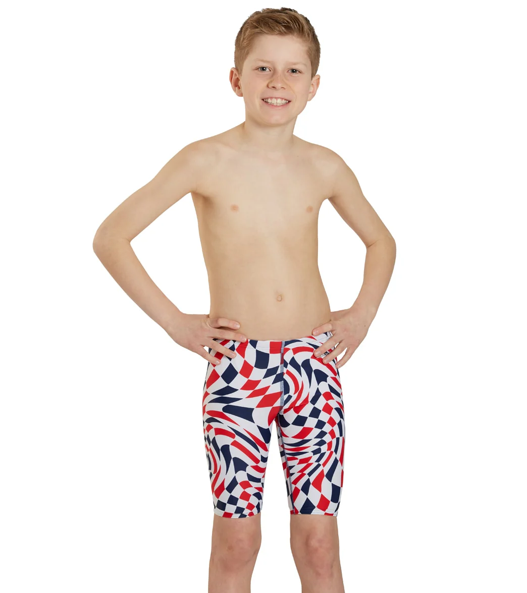 Sporti Checkmate Jammer Swimsuit (22-40) - Image 60