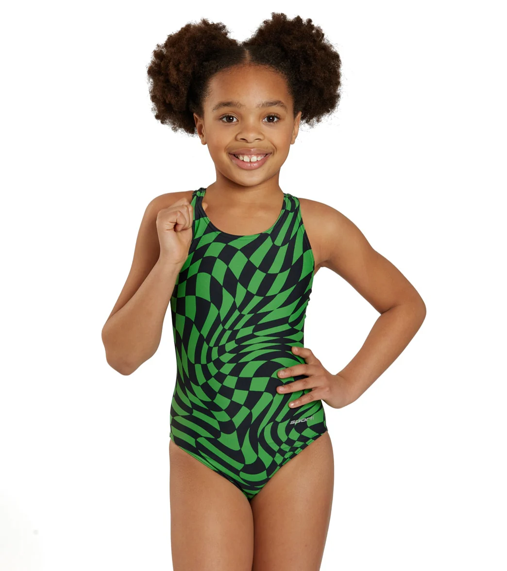 Sporti Checkmate Wide Strap One Piece Swimsuit Youth (22 - 28) - Image 31