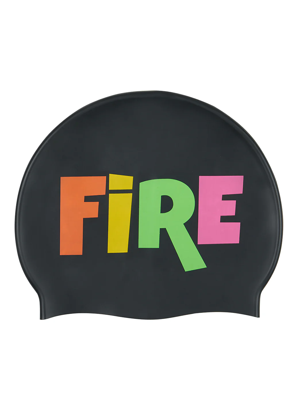Sporti Fire Silicone Swim Cap - Image 4
