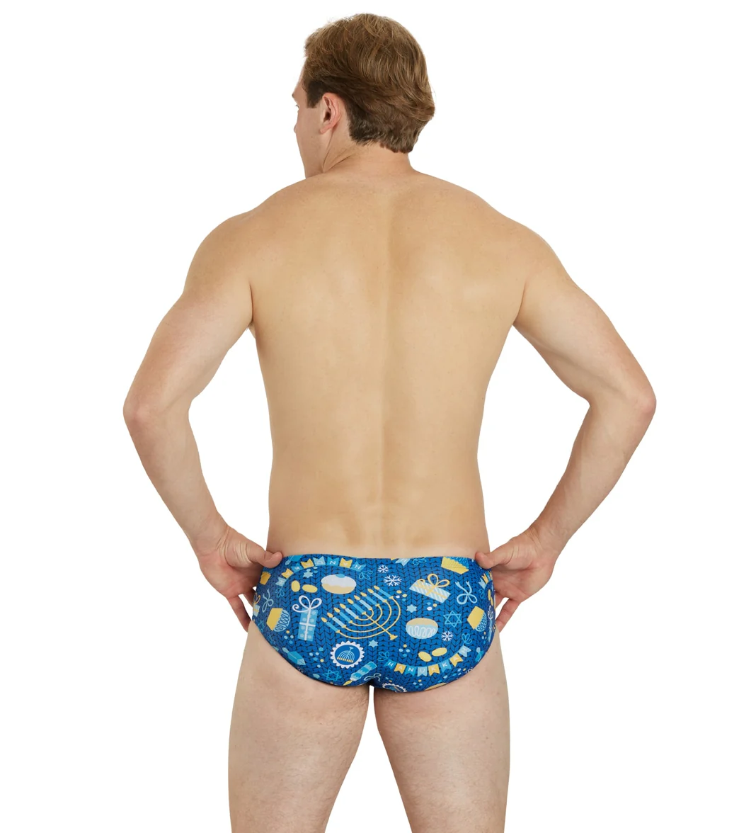 Sporti Granny Sweater Dancing Dreidel Brief Swimsuit - Image 5