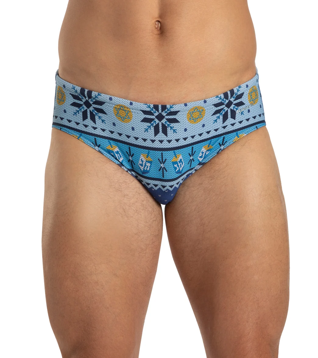 Sporti Granny Sweater Dreidel Brief Swimsuit - Image 5