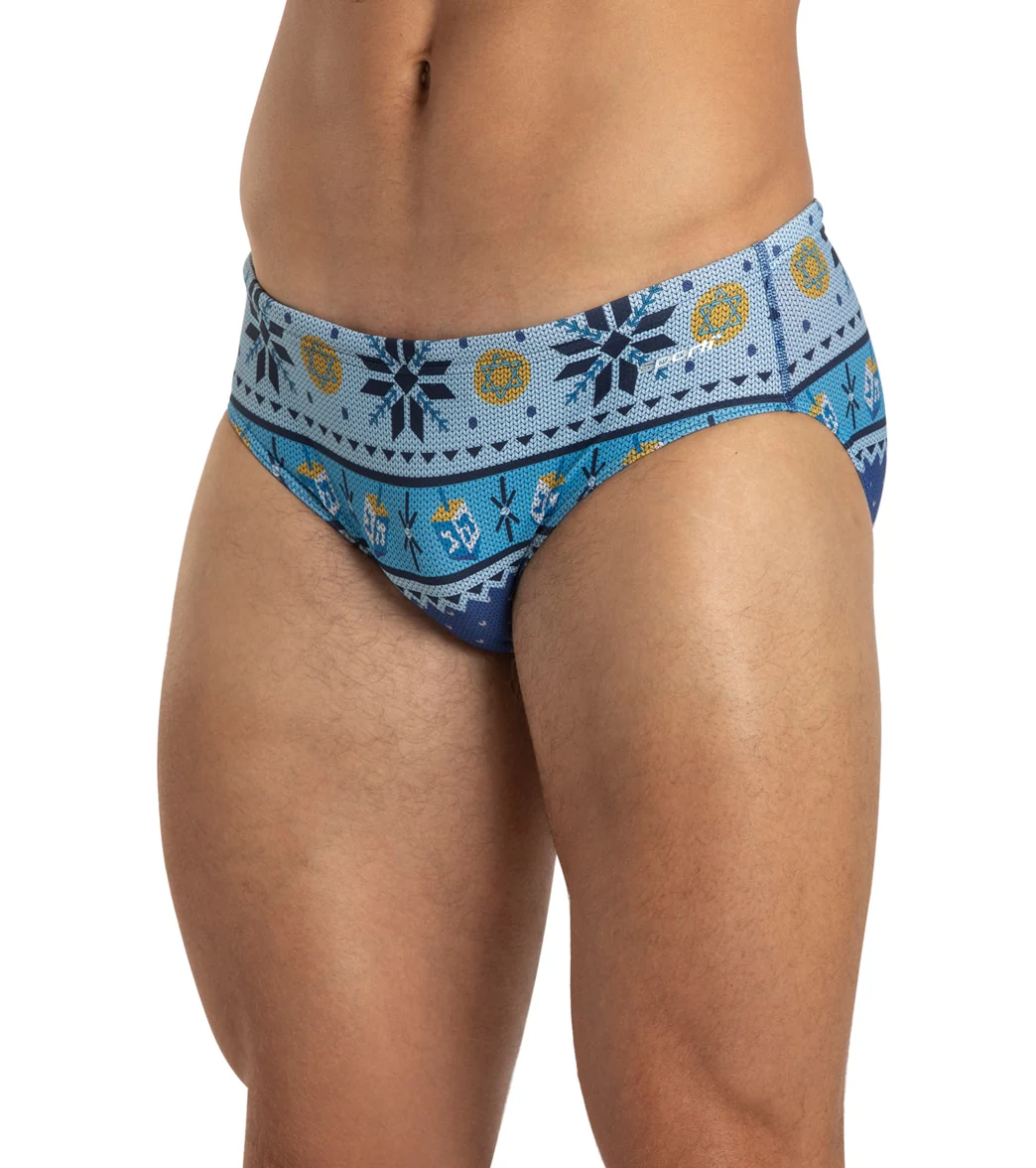 Sporti Granny Sweater Dreidel Brief Swimsuit - Image 8