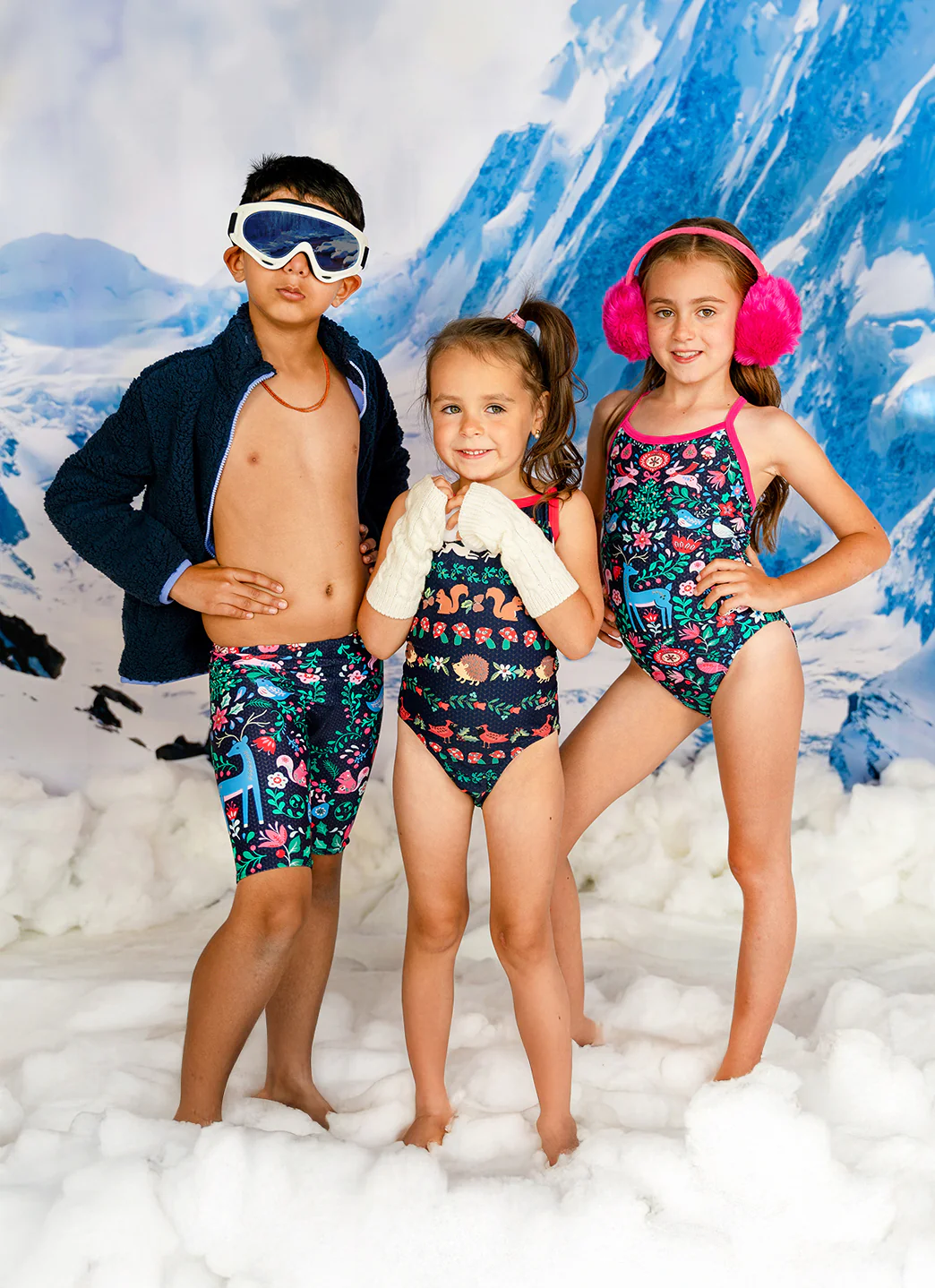 Sporti Granny Sweater Folk Holiday Thin Strap One Piece Swimsuit (22-44) - Image 8