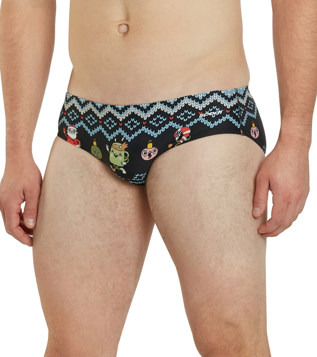 Sporti Granny Sweater Holiday Groovy Brief Swimsuit - Image 12