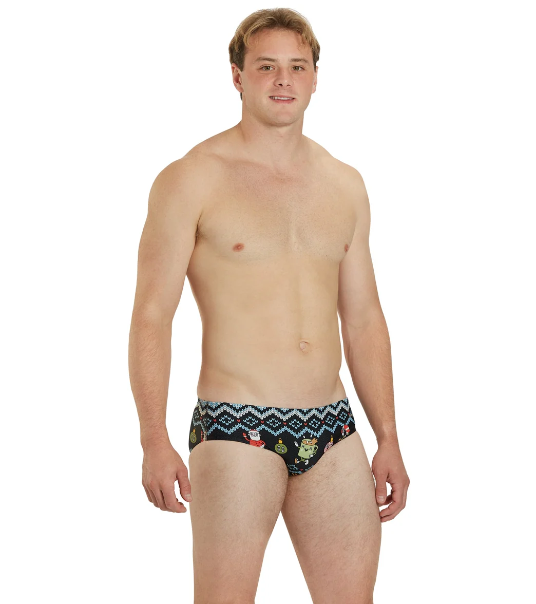 Sporti Granny Sweater Holiday Groovy Brief Swimsuit - Image 6