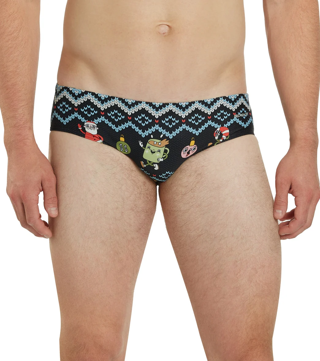 Sporti Granny Sweater Holiday Groovy Brief Swimsuit - Image 9