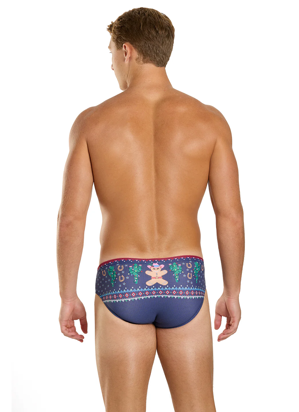 Sporti Granny Sweater Jingle Spurs Brief Swimsuit (26-40) - Image 6