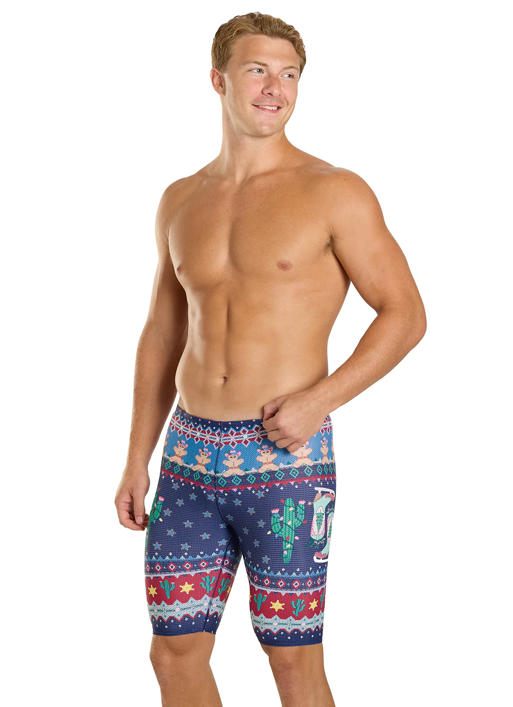 Sporti Granny Sweater Jingle Spurs Jammer Swimsuit (22-44) - Image 6