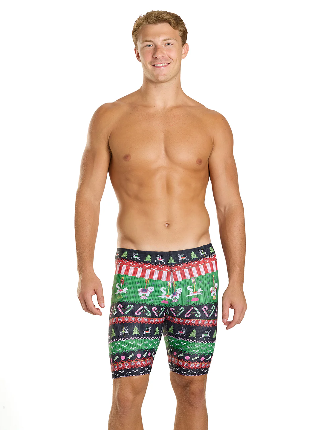 Sporti Granny Sweater Jolly-Go-Round Jammer Swimsuit (22-44) - Image 2