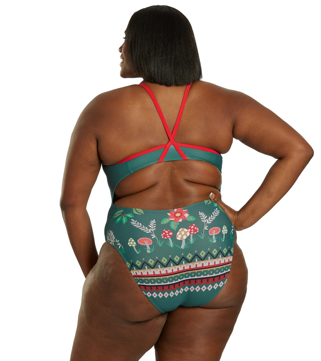 Sporti Granny Sweater Merry & Bright Thin Strap One Piece Swimsuit (22-44) - Image 8