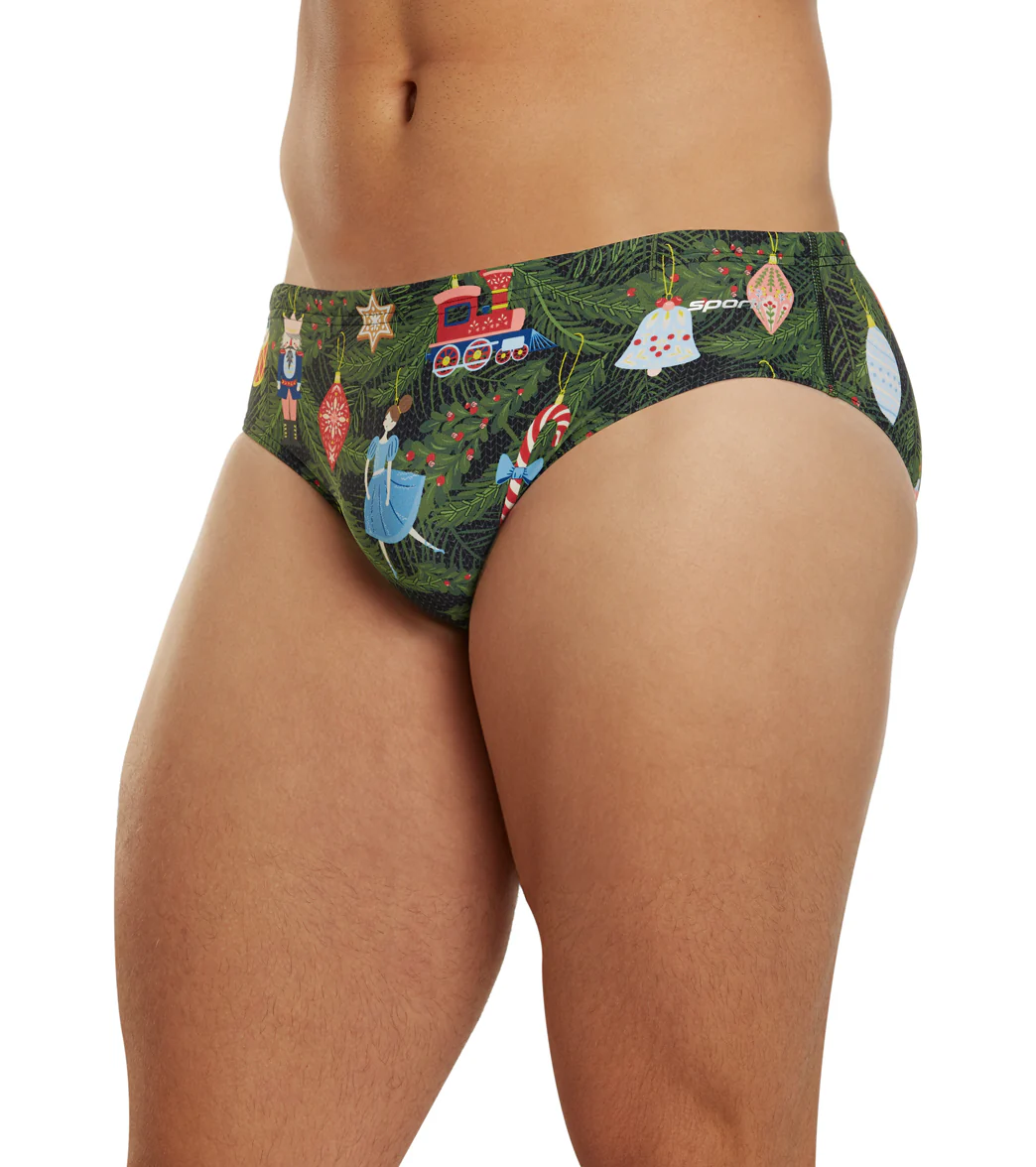 Sporti Granny Sweater Ornaments Brief Swimsuit (26-40) - Image 12