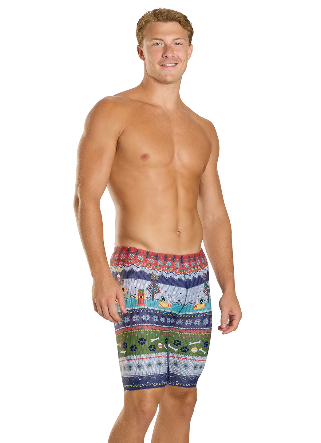 Sporti Granny Sweater Pawliday Cheer Jammer Swimsuit (22-44) - Image 4