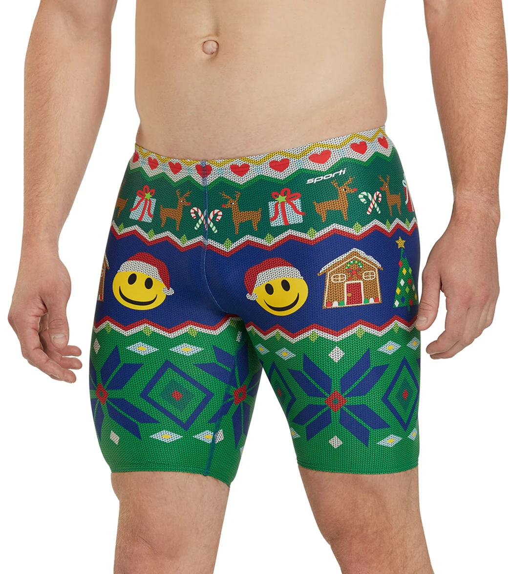 Sporti Granny Sweater Smiley Reindeer Jammer Swimsuit - Image 14