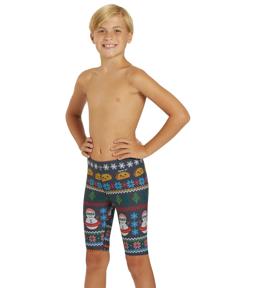 Sporti Granny Sweater Snowman Tacos Jammer Swimsuit Youth (22-28) - Image 2