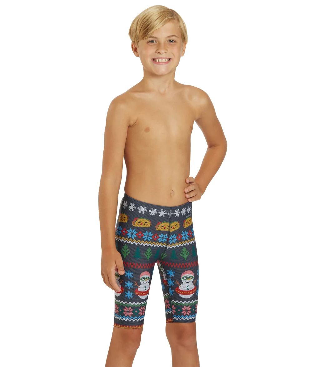 Sporti Granny Sweater Snowman Tacos Jammer Swimsuit Youth (22-28) - Image 3