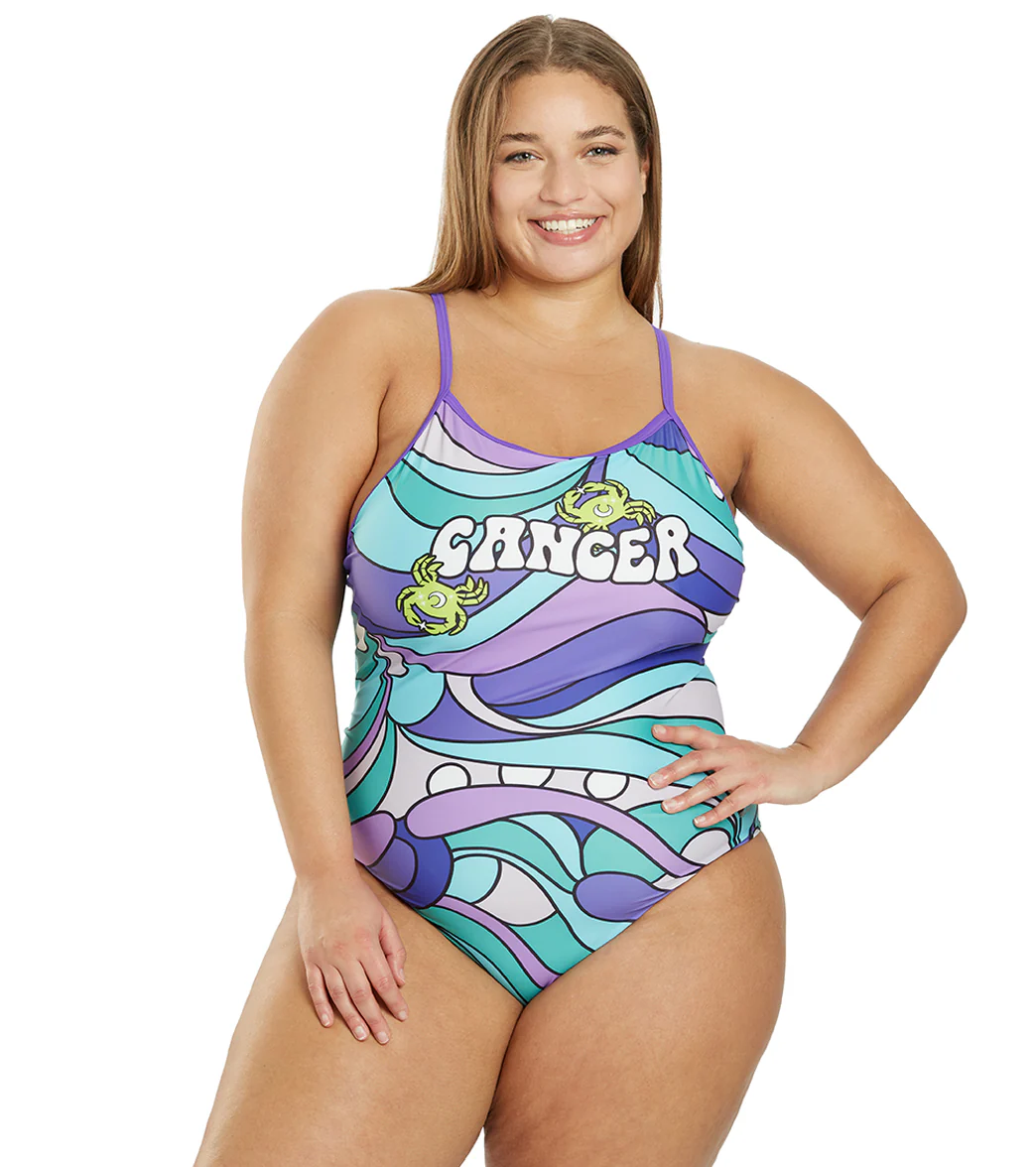 Sporti Groovy Zodiac Cancer Thin Strap One Piece Swimsuit (22-44) - Image 12