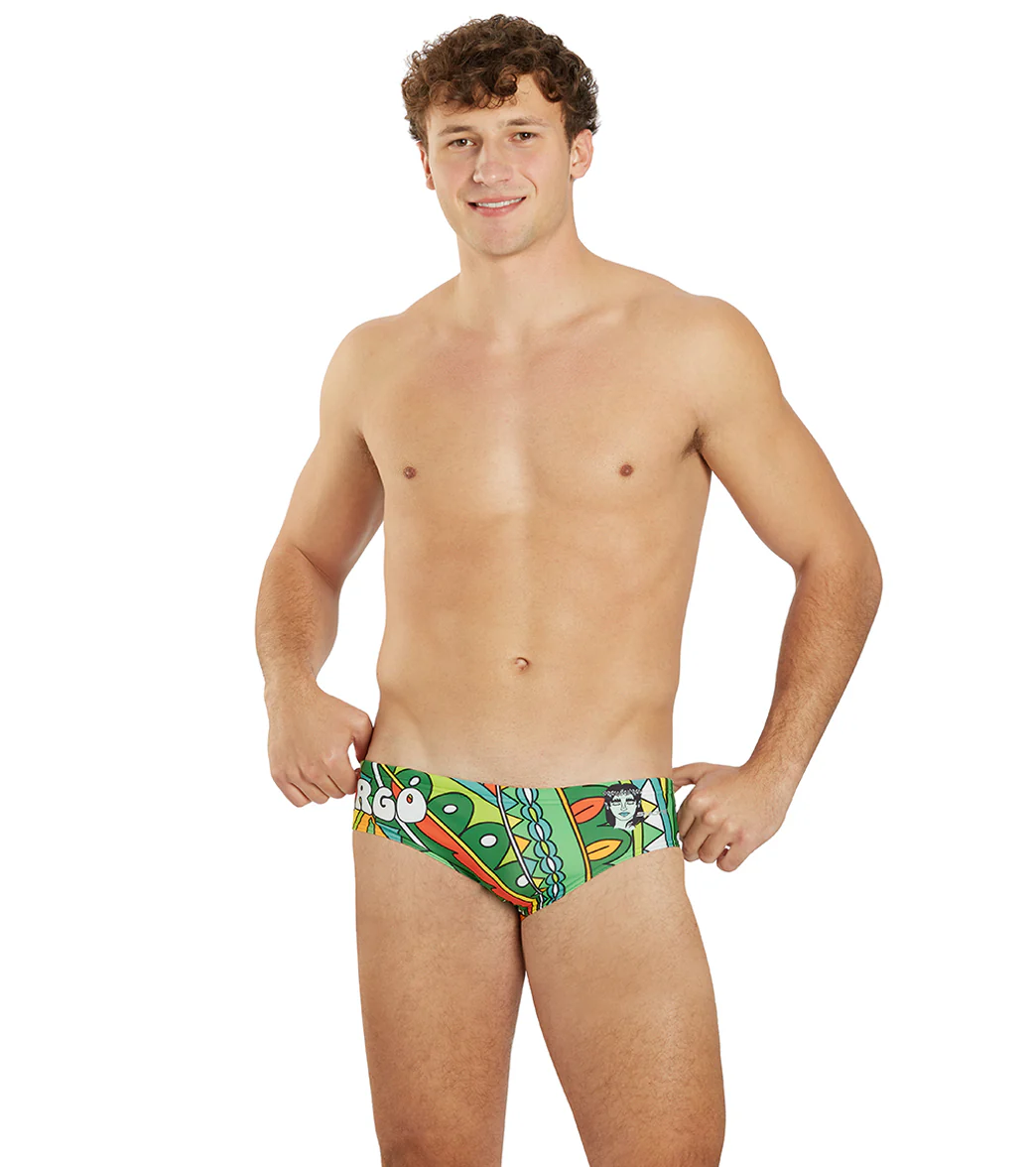 Sporti Groovy Zodiac Virgo Brief Swimsuit (26-40) - Image 2