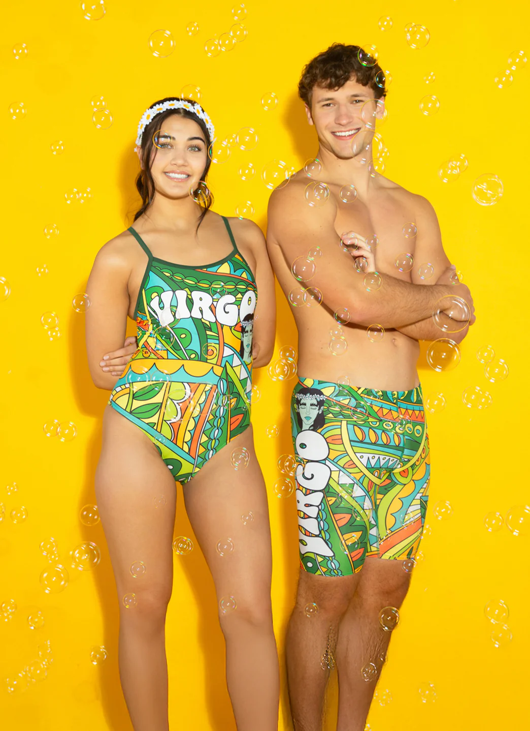 Sporti Groovy Zodiac Virgo Jammer Swimsuit (24-40) - Image 4