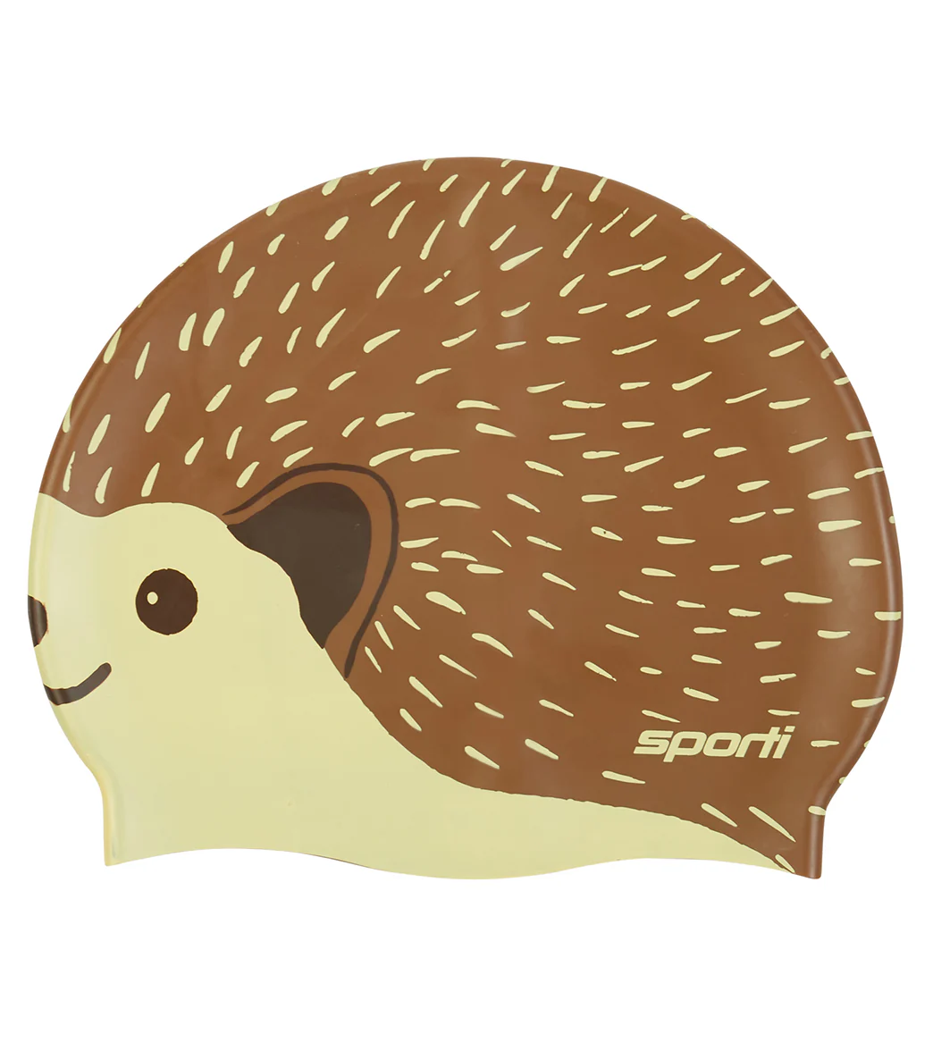 Sporti Hedgehog Silicone Swim Cap Jr. - Image 2