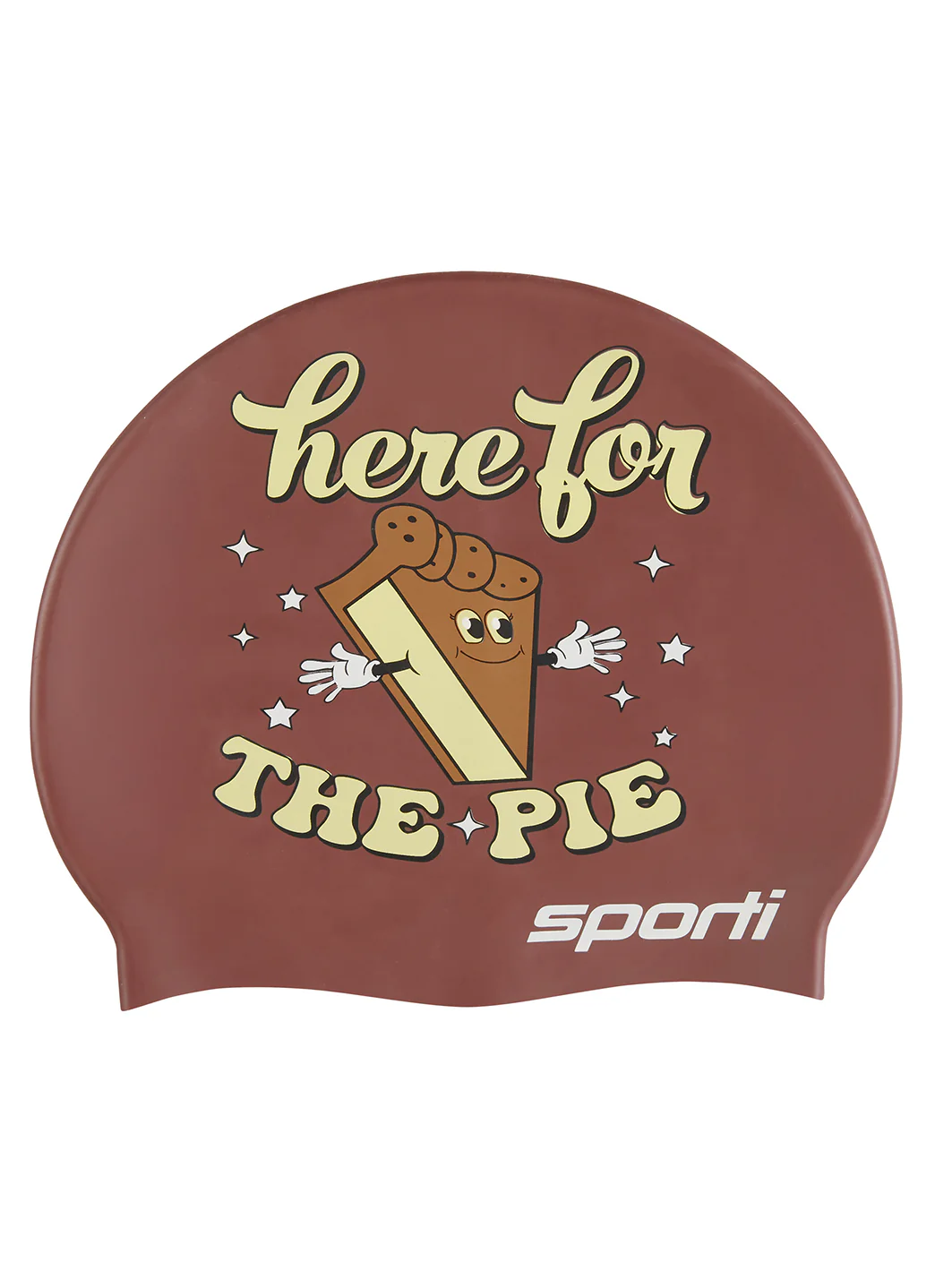 Sporti Here For the Pie Silicone Swim Cap - Image 2