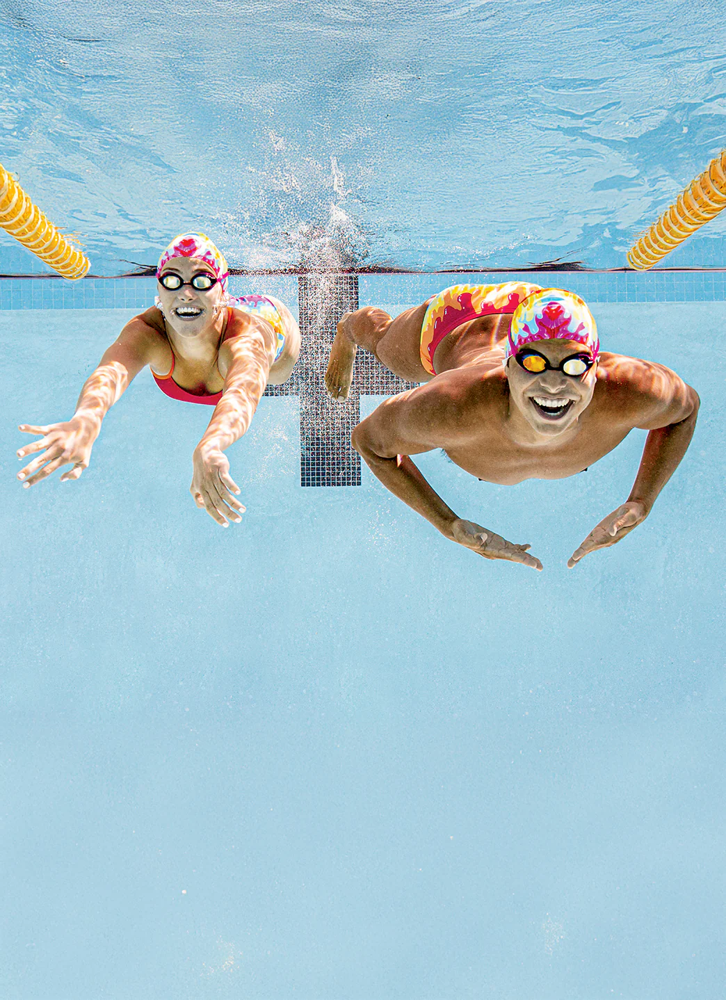 Sporti Hip Hop Bunny Silicone Swim Cap - Image 4