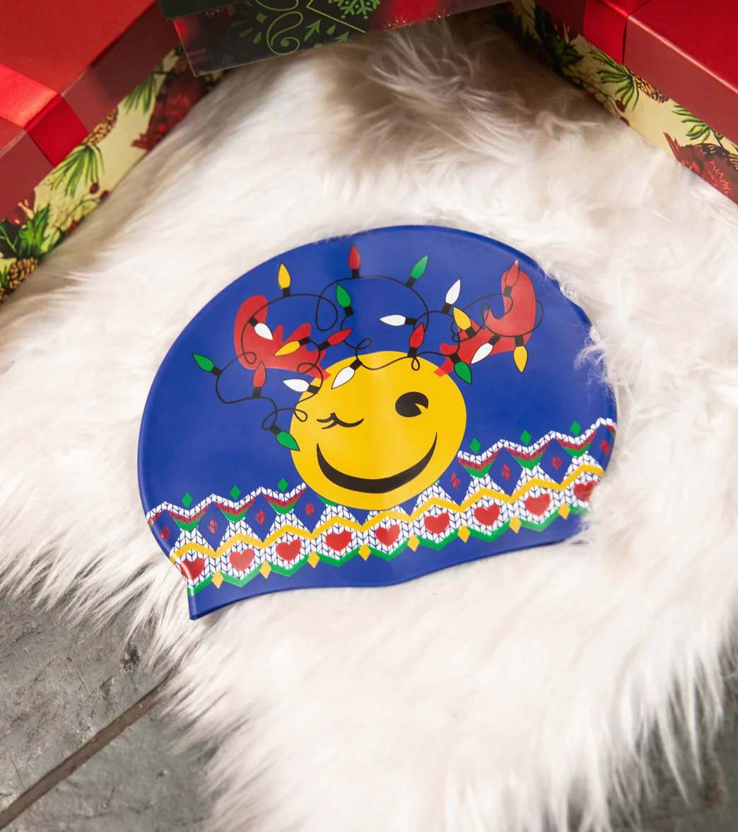 Sporti Holiday Sleighin' It Silicone Swim Cap - Image 2