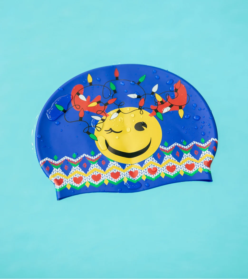 Sporti Holiday Sleighin' It Silicone Swim Cap - Image 6