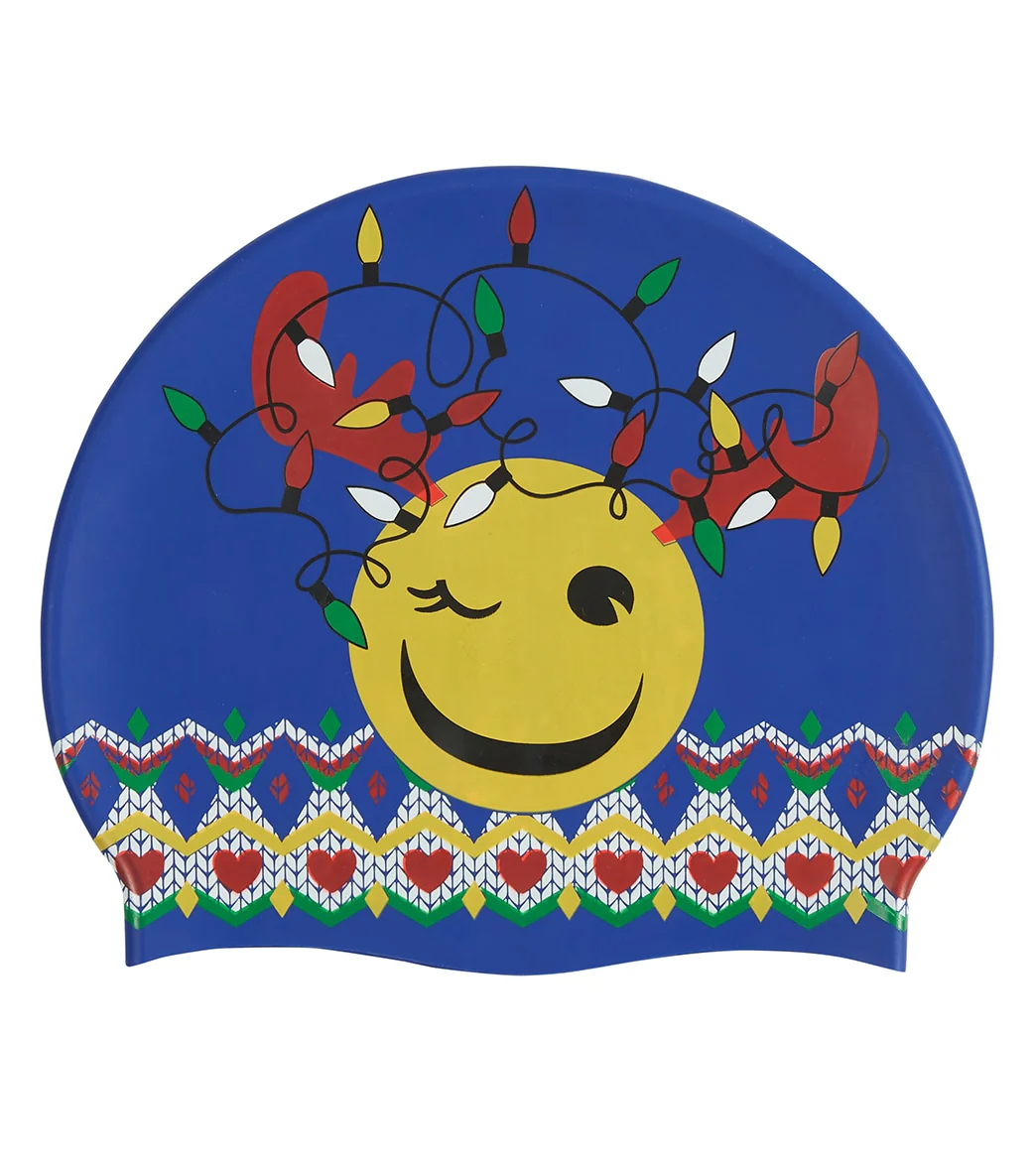 Sporti Holiday Sleighin' It Silicone Swim Cap - Image 8