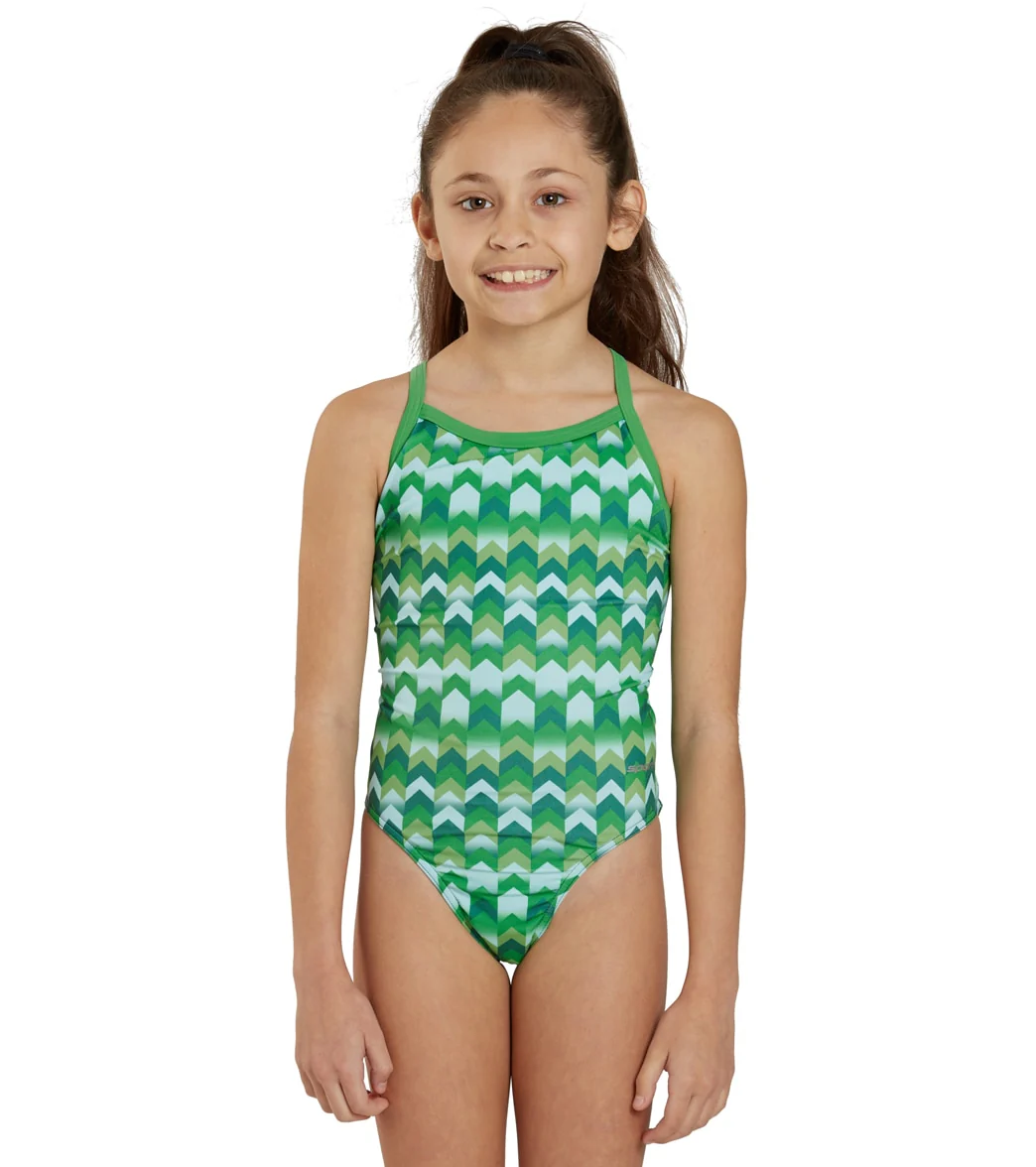 Sporti HydroLast Arrowhead Thin Strap One Piece Swimsuit (22-40) - Image 11