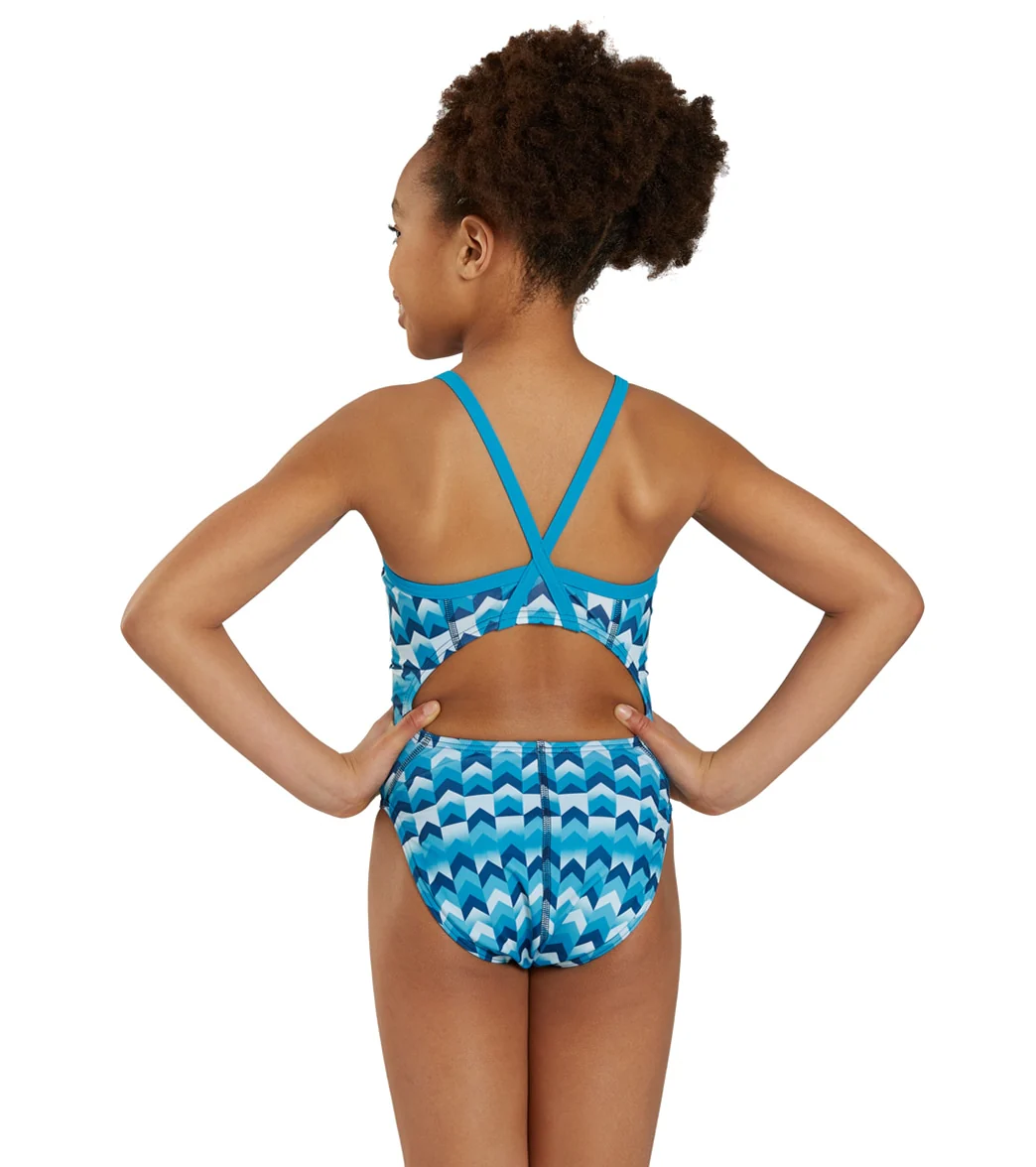Sporti HydroLast Arrowhead Thin Strap One Piece Swimsuit (22-40) - Image 23