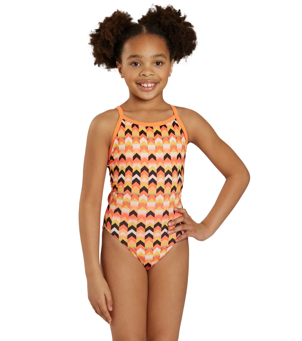 Sporti HydroLast Arrowhead Thin Strap One Piece Swimsuit (22-40) - Image 58